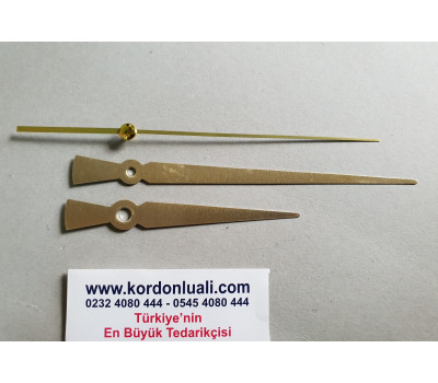 Akrep 10 cm Yelkovan 15 cm Metal Gold 100 Adet